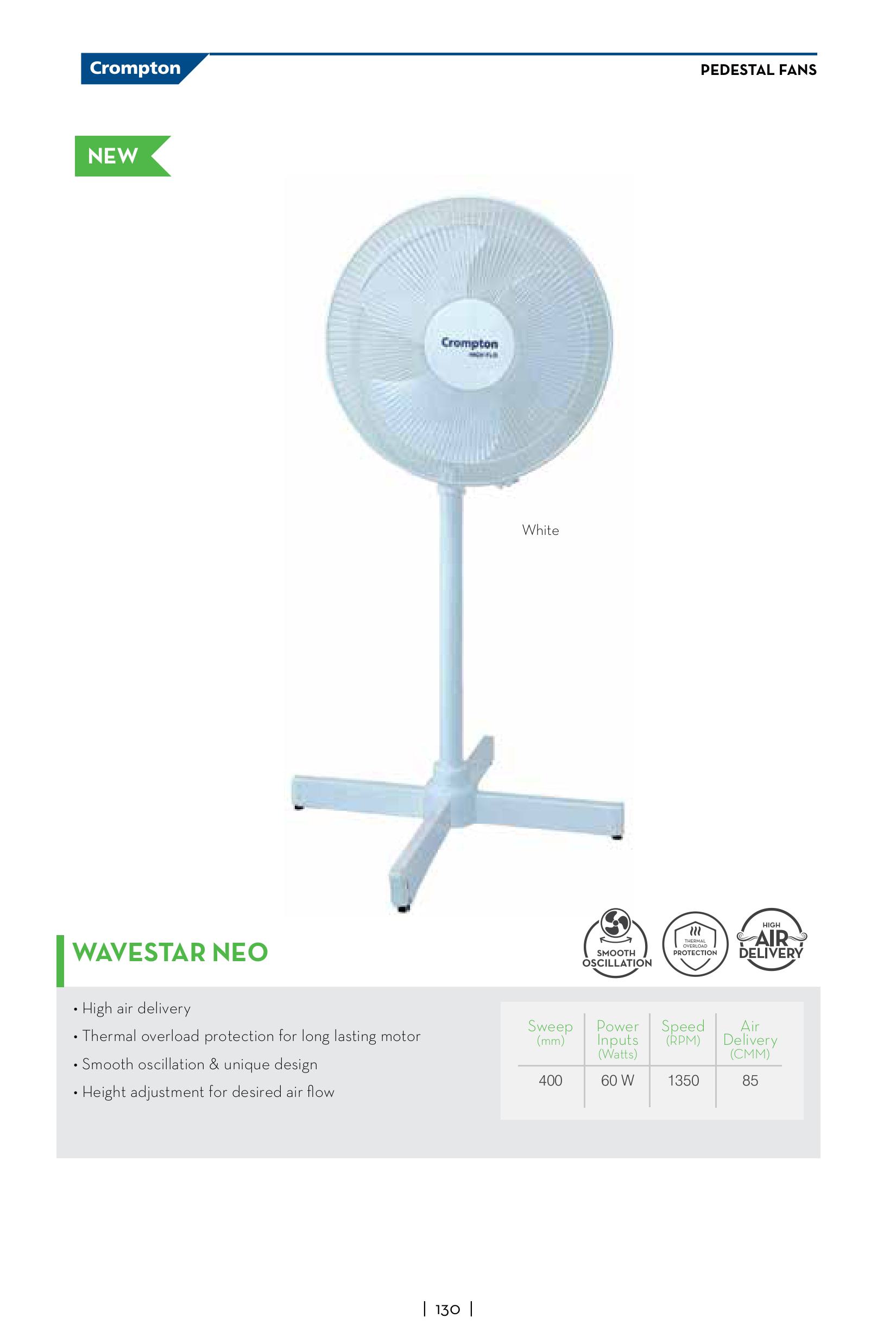 Crompton Pedastal Wavestar Neo